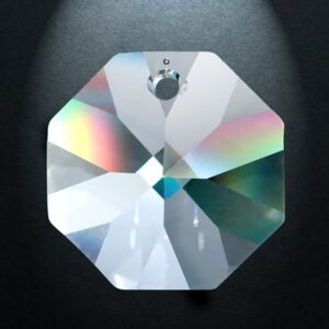 Octagon 1081 14mm 1 Hole Clear Asfour Crystal