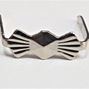 Pinning Bow Tie Connector 9mm Nickel Plated - Pack 100