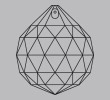 Ball 8290-8551 20mm 1 Hole Clear Swarovski Crystal