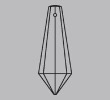 Drop 8290-8621 63mm 1 Hole Clear Swarovski Crystal