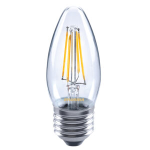 LED ToLEDo Retro Filament Candle Bulb 4w 420lm E27