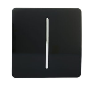 ART-SS2BK 1gang 10A Switch Screwless Long Rocker Black