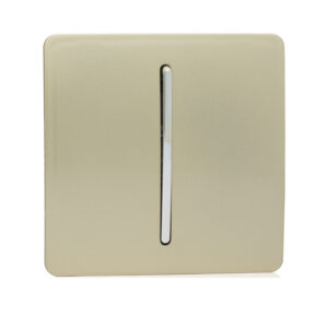 ART-SS2GO 1gang 10A Switch Screwless Long Rocker Gold