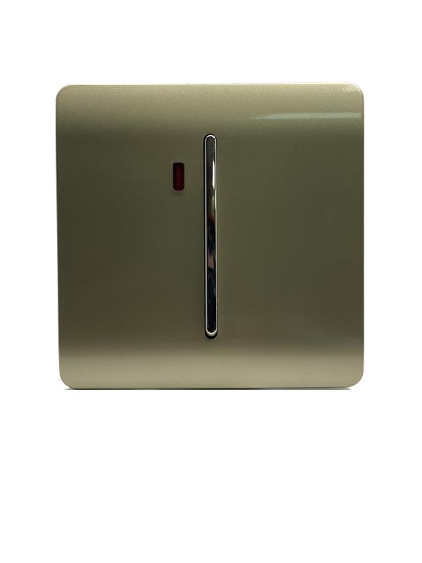 ART-WHS1GO 1Gang 20Amp Switch Heavy Duty Rocker Gold